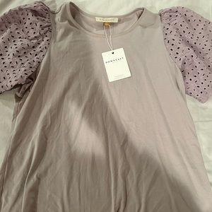 Grey downeast top size large